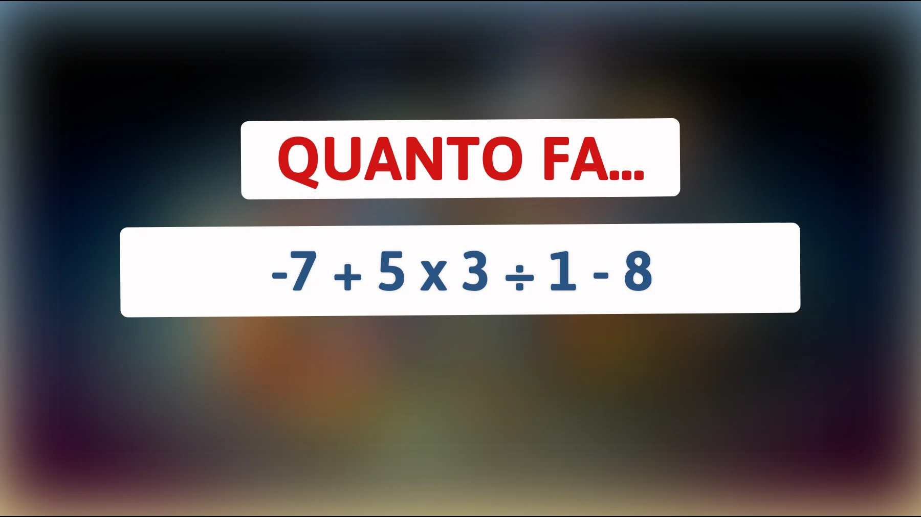 "Svelato l'enigma matematico che solo le menti brillanti riescono a risolvere!""