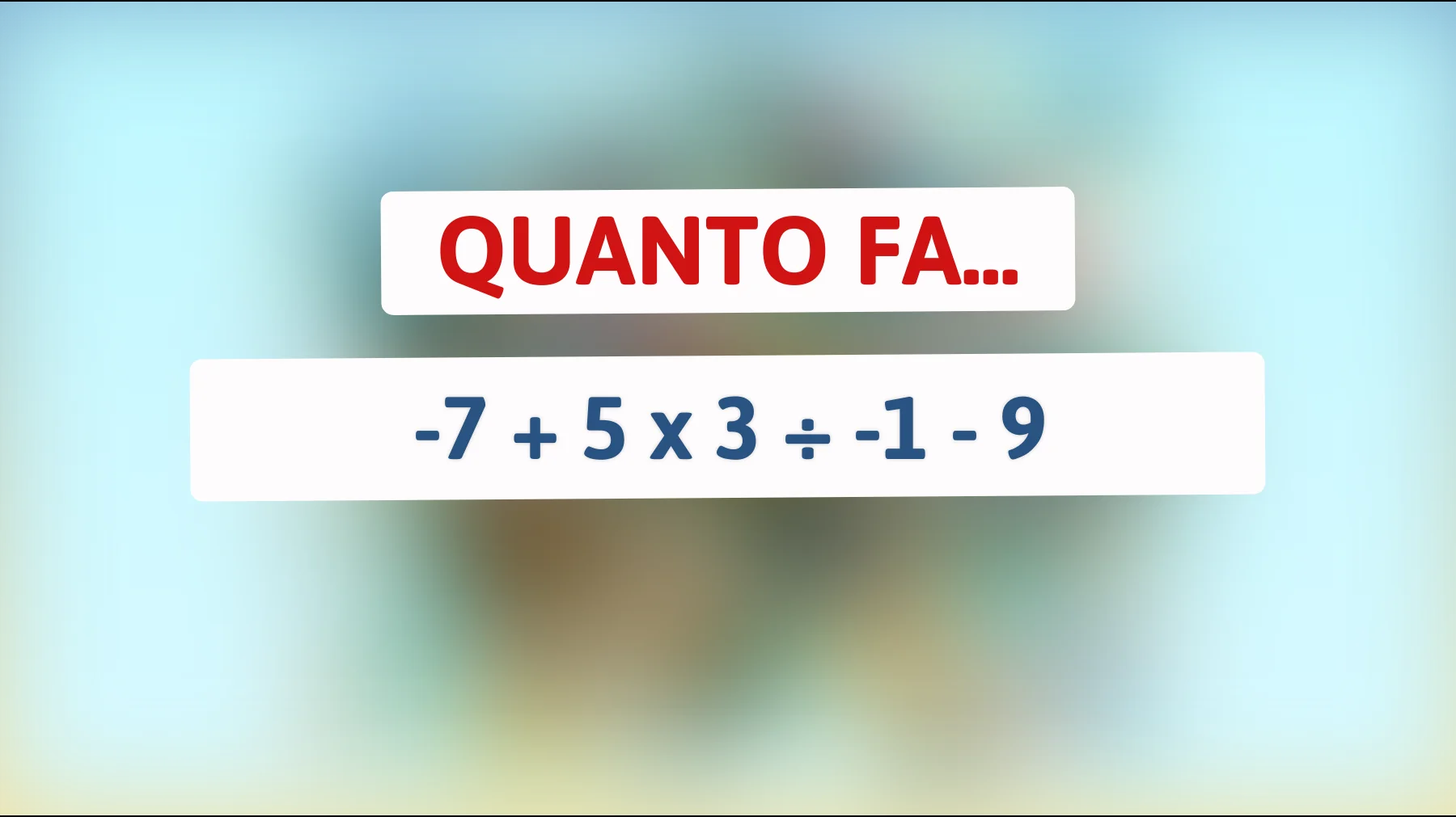 "Svelato: solo il 2% delle persone riesce a risolvere questo indovinello matematico complesso! Sei tra i geni?""