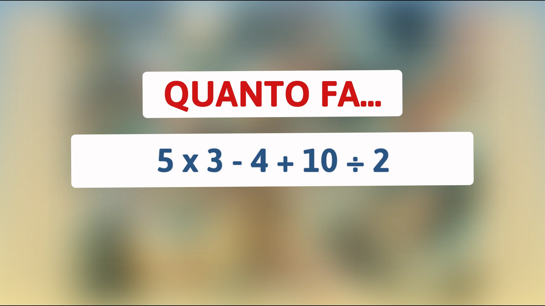 Scopri il mistero matematico che solo il 2% delle persone riesce a risolvere!"