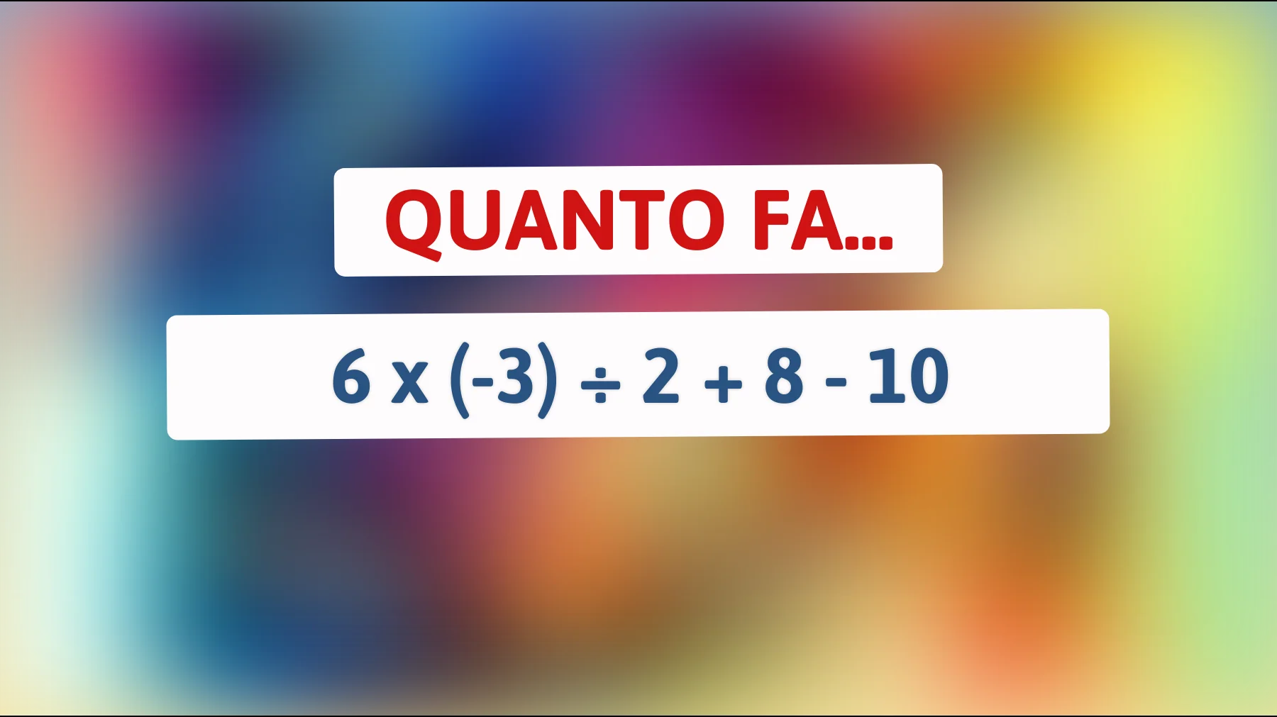 Sei tra i pochi a risolvere questo enigma matematico impossibile? Scopri la risposta ora!"