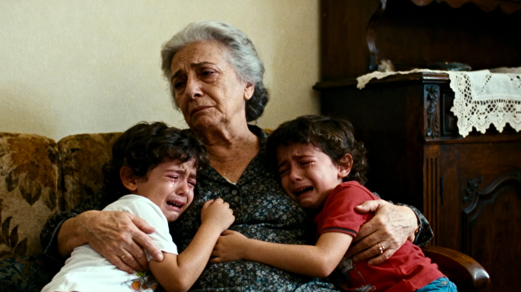 La nonna si trova a gestire nipoti bambini che manifestano una dipendenza eccessiva dalla sua presenza, piangendo o entrando in ansia quando lei si allontana anche per brevi periodi, rendendo difficile la gestione quotidiana e creando tensioni con i genitori"