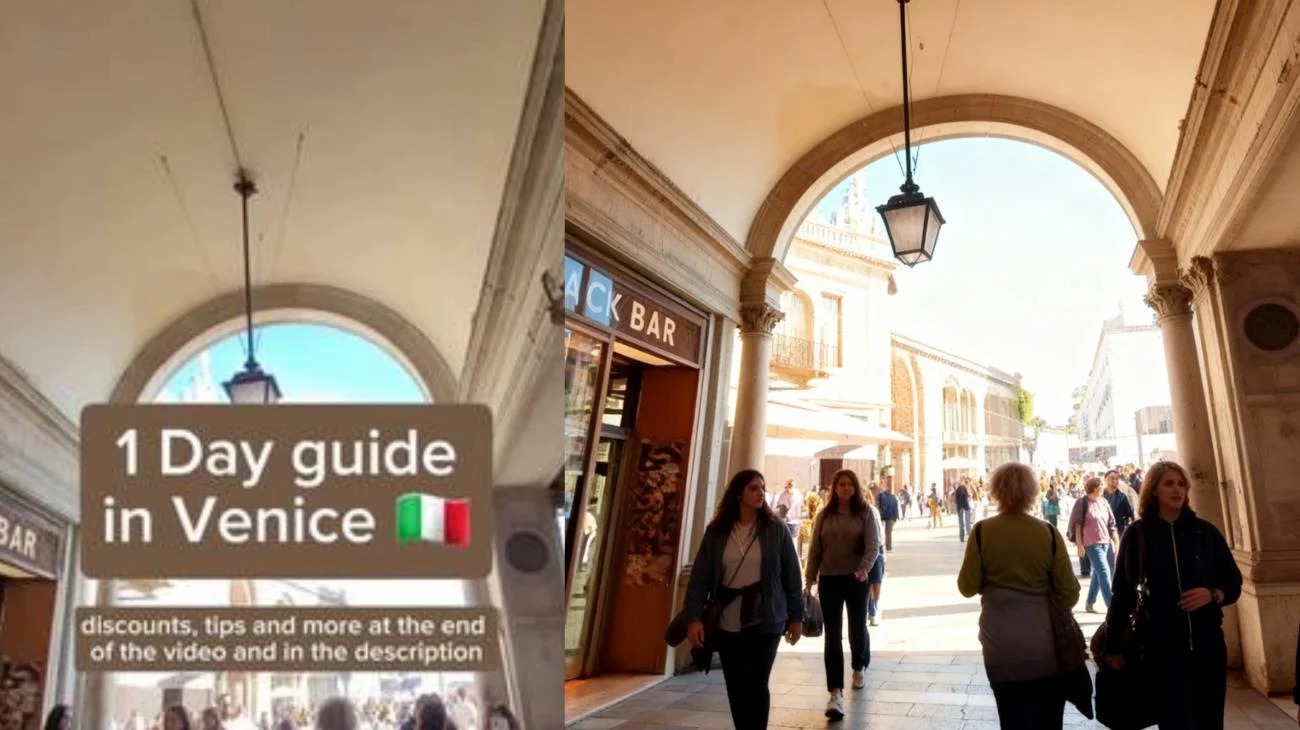 One-day guide for visiting Venice! Visit program: 1) Piazza San Marco 2) Basilica di San Marco (St. Mark's Basilica) 3) Campanile di San Marco (St. Mark's Campanile) 4) Palazzo Ducale (Doge's Palace) 5) Ponte dei sospiri (Bridge of Sighs) 6) Libreria Acqua Alta 7) Palazzo Tetta 8) Ponte di Rialto (Rialto's Bridge) Don't forget to book online—you'll pay less and get direct access without waiting in long lines! Always check prices and opening times on official websites. Use Travel Around Venice to access official links and avoid overpriced tickets. Learn more at travelaroundvenice.it, now available in 🇬🇧 English, 🇮🇹 Italian, and 🇪🇸 Spanish! #travelaroundvenice #guide #visitvenice"