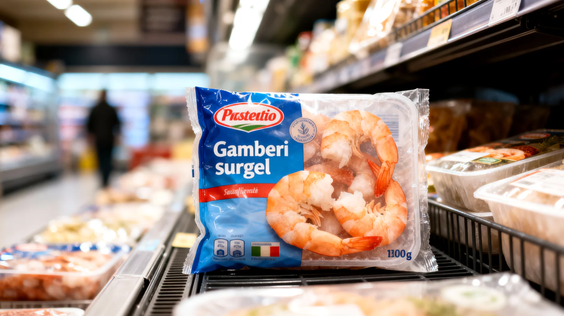 Gamberi surgelati"