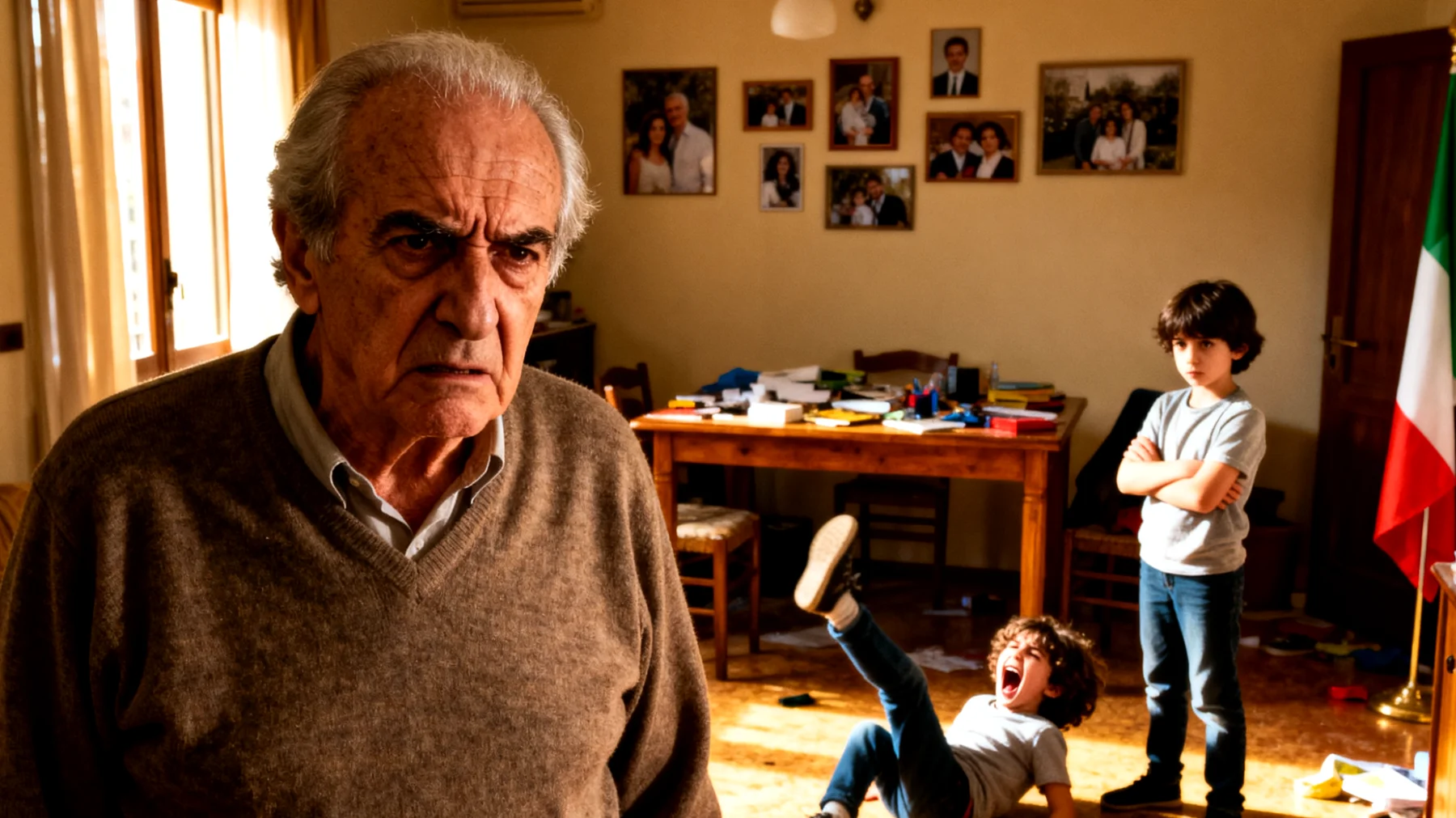 Il nonno si trova in difficoltà nel gestire i comportamenti impulsivi, ribelli e oppositivi dei nipoti bambini che si rifiutano di seguire le sue indicazioni, rispondono male e mettono in atto capricci o reazioni aggressive quando vengono loro posti limiti o richieste"